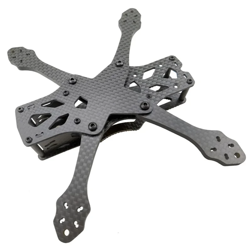 Cadre drone FPV 3 pouces APEX RC 150mm monté avec des composants, prêt pour le vol.