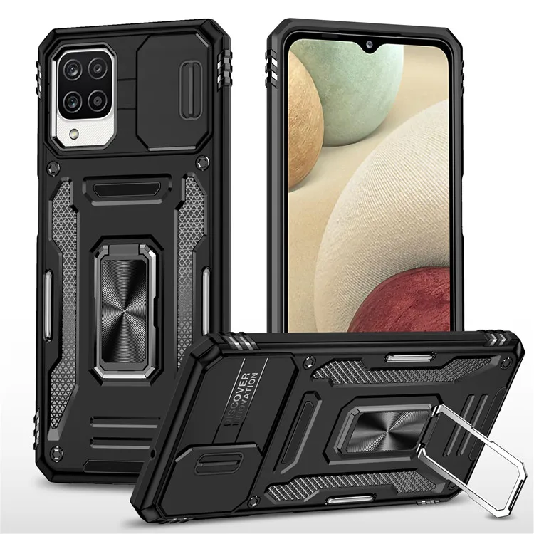 5G Armor Slide Lens Protective Case for Samsung Galaxy - Durable Back Cover