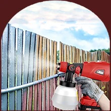 Paint Sprayer Compatible For Milwaukee M&18 18V Battery Cordless Electric Paint