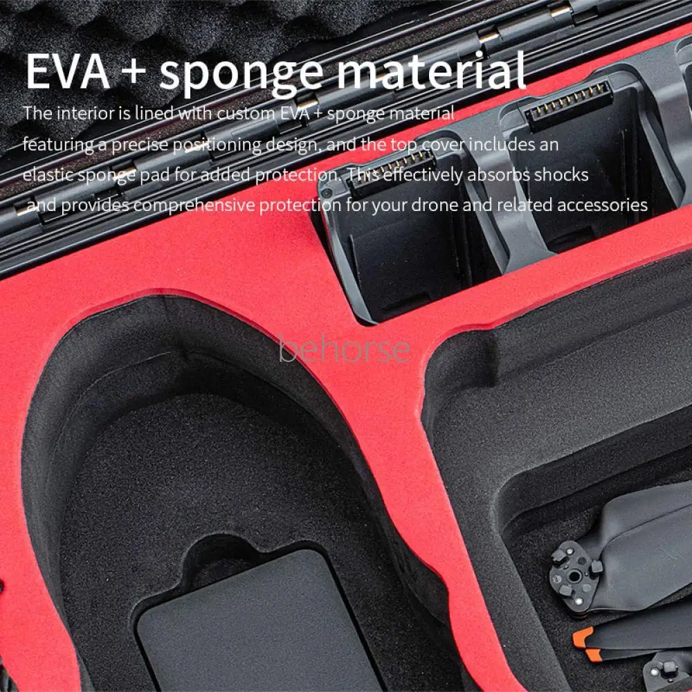 Large Capacity Waterproof Case Explosion-proof Storage Box Portable Carrying Bag Drone Accessories For DJI Air 3S/Air 3