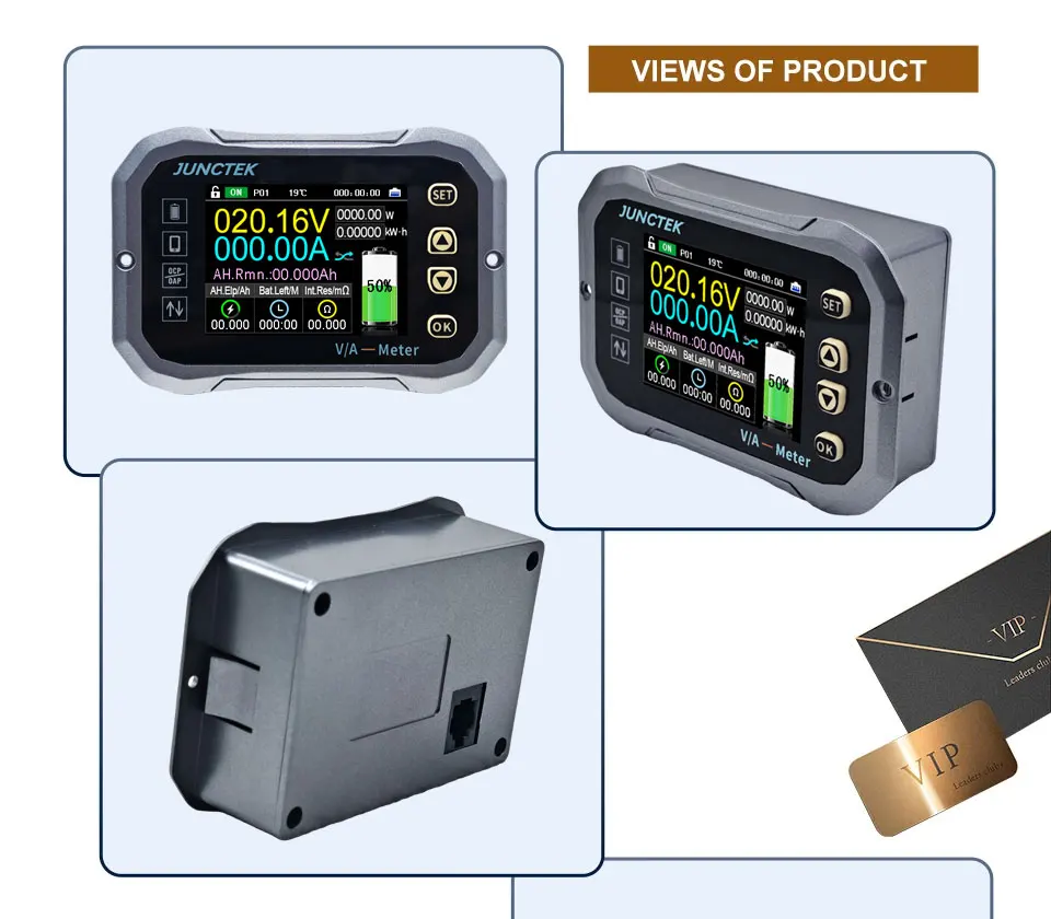 JUNCTEK KG-F battery monitor included components