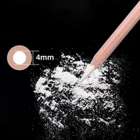 3Pcs Professional White Charcoal Pencils Set Sketch Highlight White Pencils for Drawing, Sketching Shading Blending Art Supplies 2