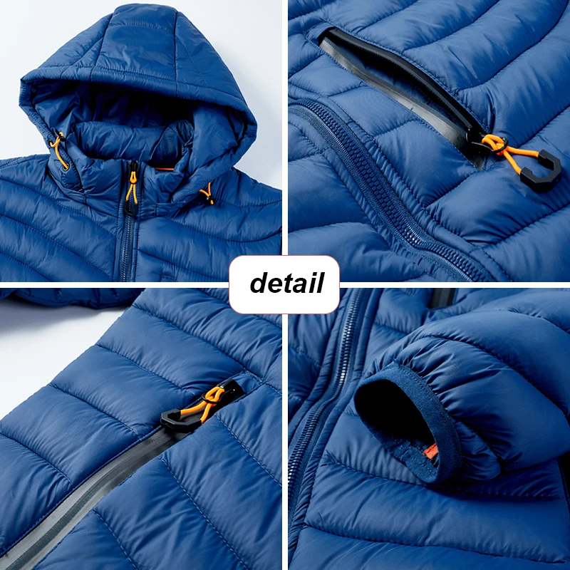 Men's Winter Warm Parkas Windproof Jacket Coat Male Fashion Daily Casual Outdoor Brand Outwear Parka Autumn Jacket for Men M-6XL
