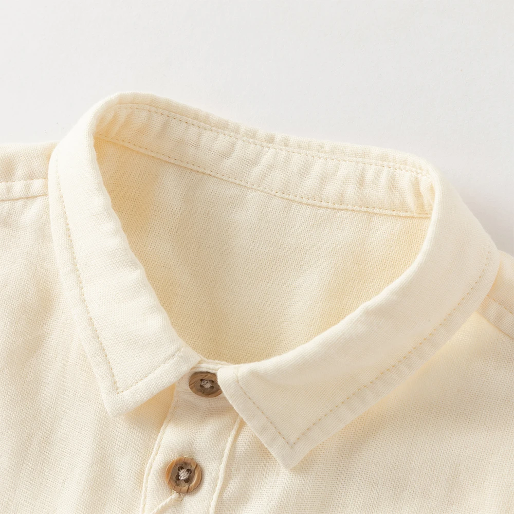 데이브 벨라 어린이 면화 봄 셔츠 가을 소년 옷 우아한 정장 살구색 아이 블라우스 야외 탑 보라색 캐주얼 DB1260773