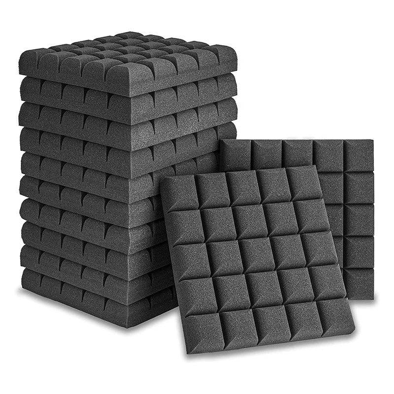 

12 Pieces Acoustic Foam Board,Acoustic Cushion,Soundproof Studio Foam,for Acoustic Treatment & Wall