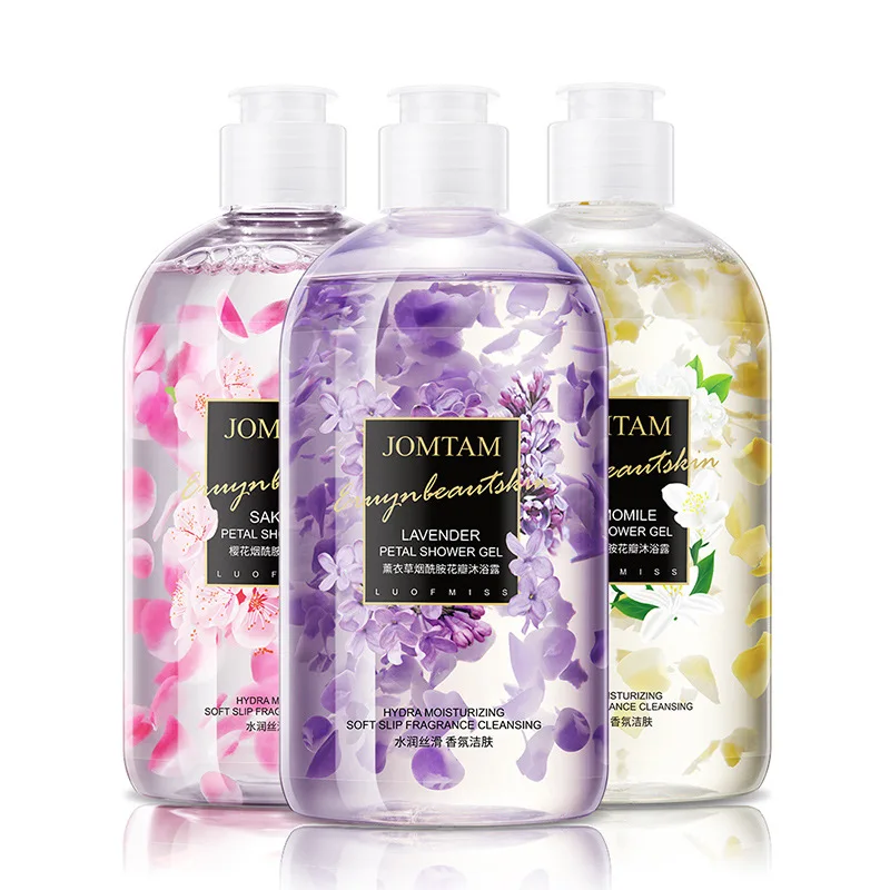 Petals Perfume Shower Gels Elegant Leave Fragrance Fresh Oil Control Chamomile Nicotinamide Fragrance Body Wash гель для душа