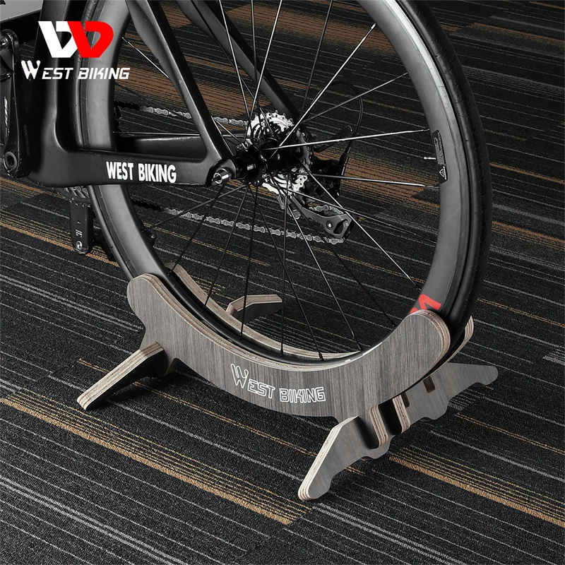 

WEST BIKING деревянные стойки для парковки велосипеда MTB дорожный велосипед Крытый Открытый стояночный стенд вставленный стабильный велосипед колеса аксессуары
