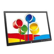 17 Inch HD Digital Photo Frame Electronic Album Touch Buttons Video Player 1440X900 with Clock Calendar Support TF Cards r30