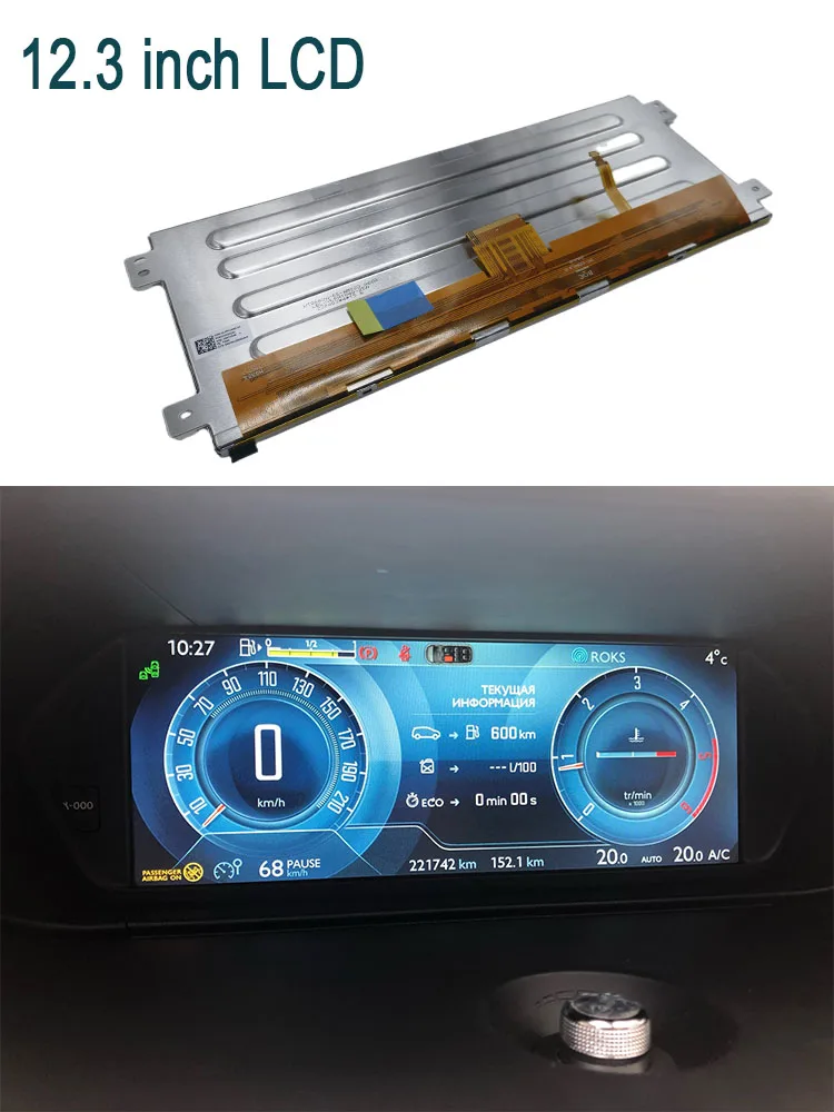 Llb123Lt01 Display Lcd Per Citroen C4 Spacetourer Peugeot 3008 Peugeot 3008