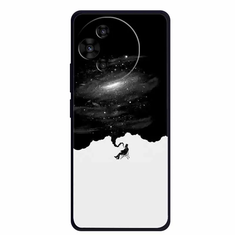 Luxury TPU Soft Silicone Back Cover with Floral and Love Design