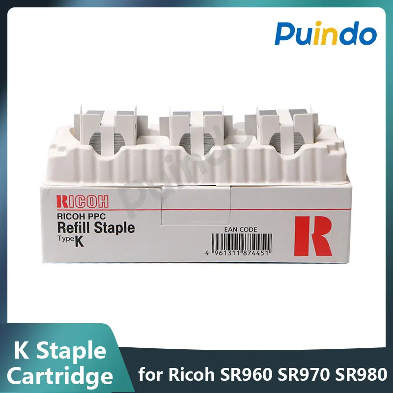 

410802 TYPE K Staple Cartridge for Ricoh SR960 SR970 SR980 SR760 SR770 SR790 SR850 SR860 SR880 SR920