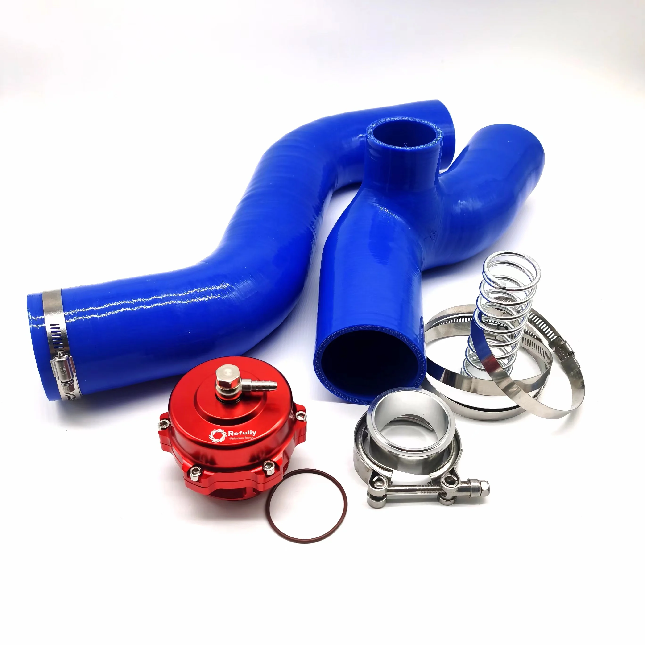 Seadoo RXT/GTR/GTX/Wake Pro 230 & RXT-X/RXP-X/GTX Limited 300 Intercooler Tubing Upgrade Kit With 50mm Blow-Off Valve запчасти для brp seadoo jetski аксессуары для инструментов lcd rxp rxt gtx gti gtr