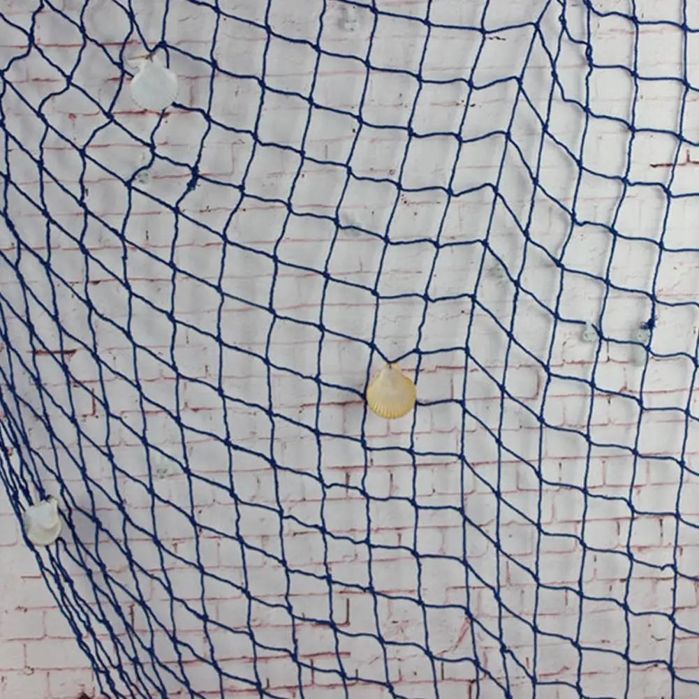 Fishing Net Wall Decoration Mediterranean Decorative Fishing Net For Photography Props Background Wall