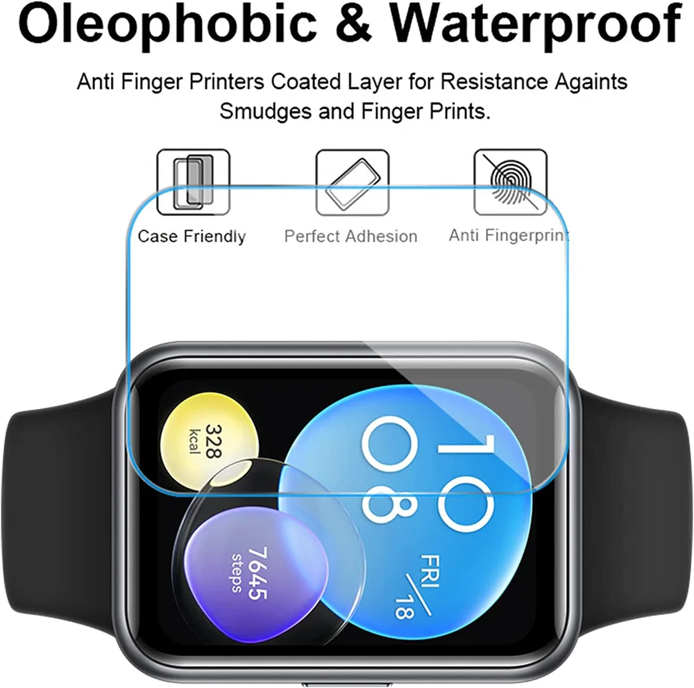 3-Pack Soft Hydrogel Protective Screen Film