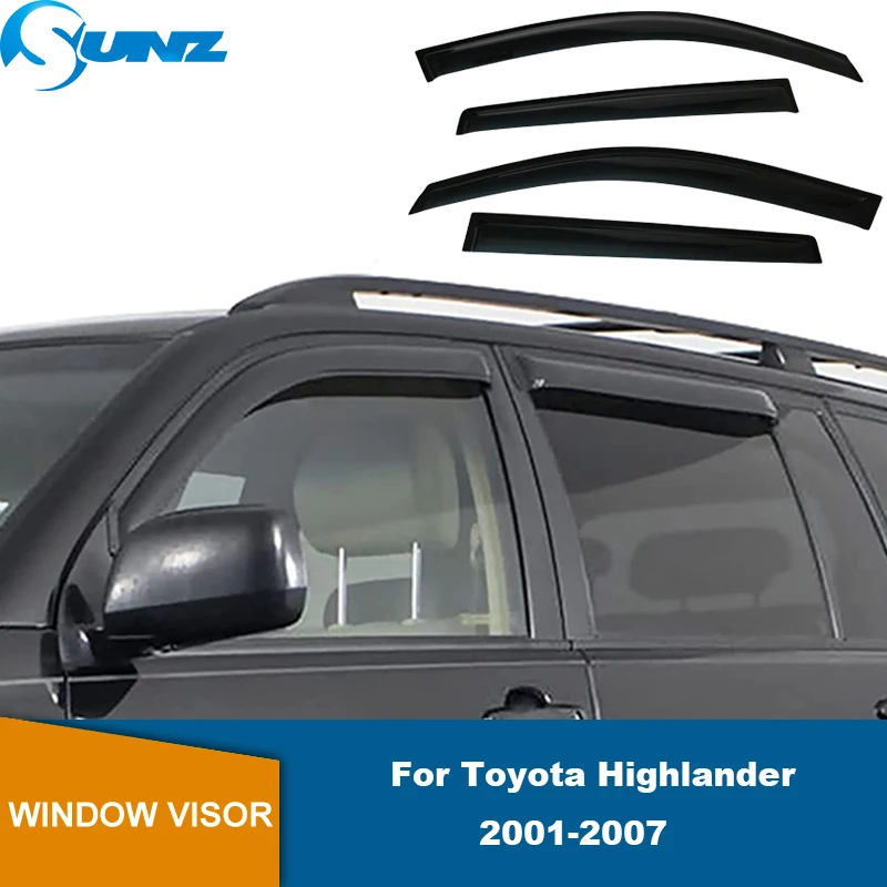 window-visor-for-toyota-highlander-2001-2002-2003-2004-2005-2006-2007-door-visor-awning-shelter-shade-sun-rain-deflector-guard