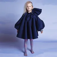 فستان سهرة الأميرة البوتيك للبنات مع فيونكة ، تصميم أكمام منتفخة ، زفاف ، عيد ميلاد ، معمودية ، حفلة عيد ، جديد ، A3195 ، 2023 1