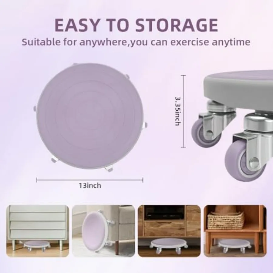 Ab Roller Wheel with Knee Mat, Abs Workout Equipment for Abdominal & Core Strength Training, Abdominal Roller for Men Women, Hom