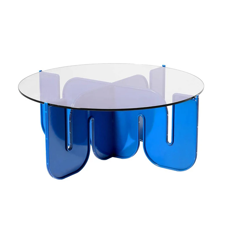 

Modern Simple and Light Luxury Design Wavy Coffee Table Coffee Table Living Room