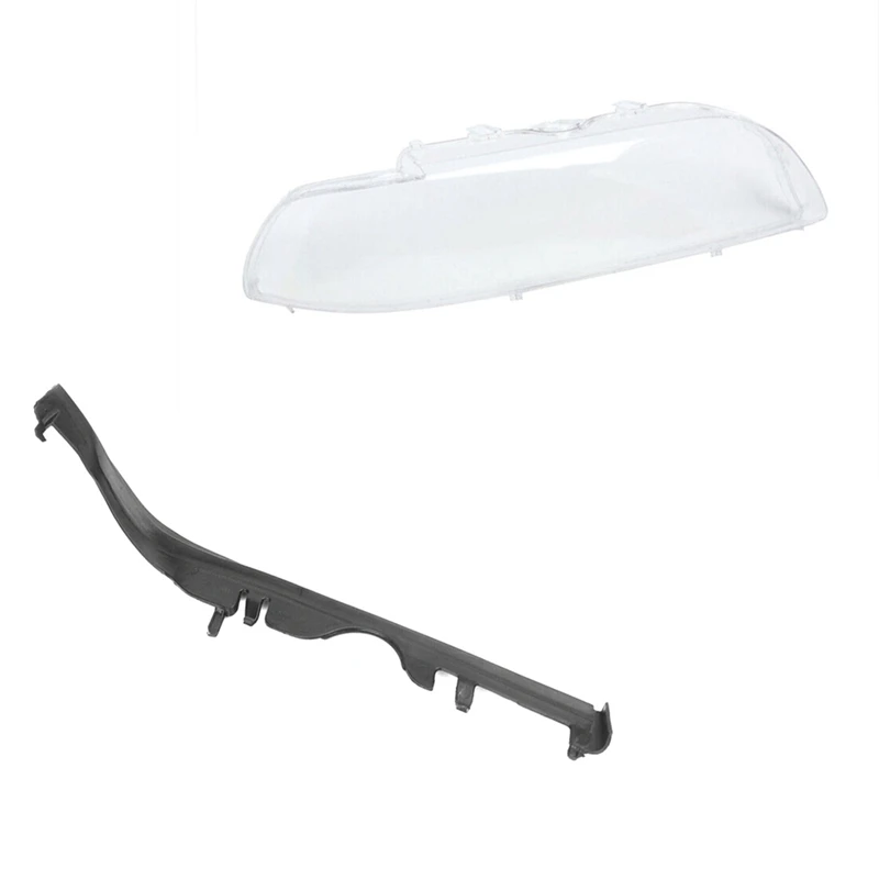 

Headlight Clear Lens Cover Head Light Lampshade For BMW 5 Series E39 Facelift 1996-2003