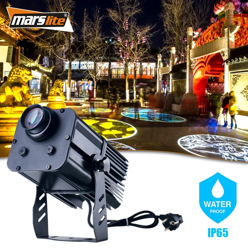 Waterproof 50w 80w Outdoor Advertising Light IP65 Led Gobo Logo Projector