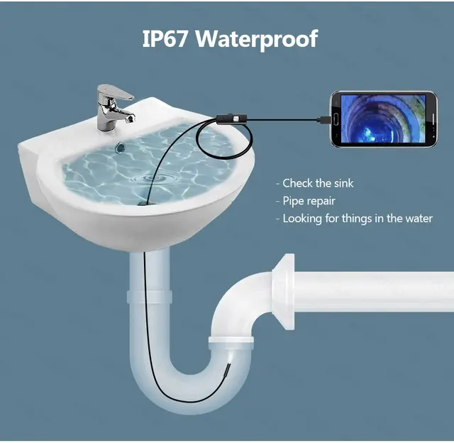 Cámara endoscópica Android 3 en 1 Micro USB tipo C Mini cámara LED impermeable inspección * COMPRA INTERNACIONAL * 4 Cámara endoscópica Android 3 en 1 Micro USB tipo C Mini cámara LED impermeable inspección * COMPRA INTERNACIONAL * 4