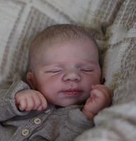 NPK 19inch Pascale Newborn Full Body Baby Reborn Doll with 3D Skin Multiple Layers Painting with Visible Veins Soft Touch Doll 6