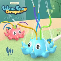Octopus Water Spray Sprinkler Toys with Wiggle Tube Arms Bathtub Shower Pool Garden Yard Lawn Outdoor Toy for Boys Girls 1