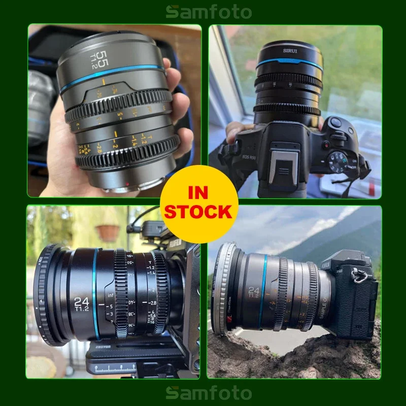 Sirui Night Walker 24mm / 35mm / 55mm T1.2 16mm 75mm S35 Cine Lens