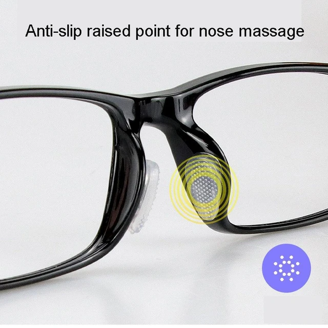 SMARTTOP Bolsa de aire para lentes de 0.110 in, almohadillas de silicona  para la nariz, 10 pares de almohadillas para la nariz para lentes de sol