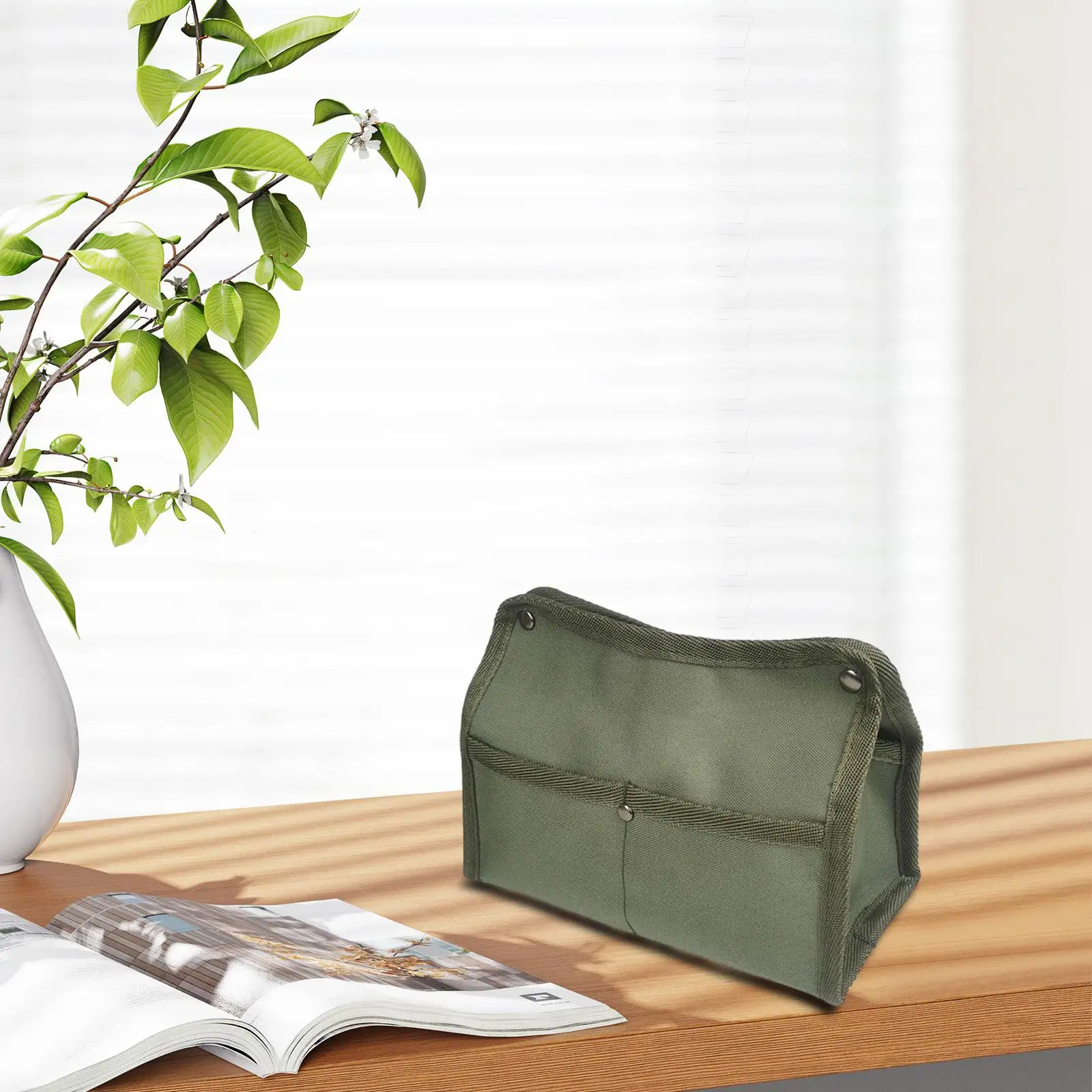 Outdoor Camping Wet Tissue Box Portable Napkin Canvas Paper Towel Wipe Case Bag for Camping Tent Travel Home Hiking Holiday Gift
