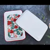 Rectangular Enamel Serving Trays Under-glaze Colored Heat-Resistant for Oven, Versatile for Home Dining and Party, Easy To Clean 4