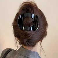 New Korean Acetic Acid Hair Clip Women's Spoon Clip Spring Clip Leopard Hair Clip Top Clip Simple Girl Hair Accessories - Image 4