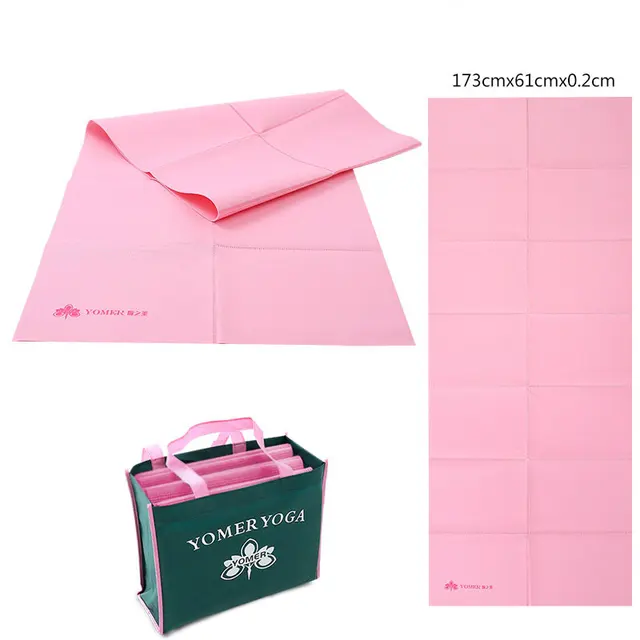 Yoga Mat Rubber Non-slip Cover Yoga Towel Lightweight Portable Folding PVC Outdoor Storage Professional Fitness 6