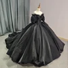 Luxury Black Ball Gown Quinceanera Dresses Beading Long Sleeves Bridal Gown Party Floor-length Bride Dresses vestido de 15 años 1181 4