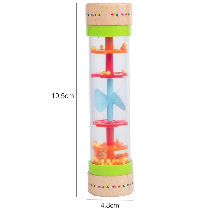 Baby Toys 6 12 Months Developmental Sensory Rain Stick Shaker Rattle Rainmaker Baby Toy Rainstick Musical Instrument for Babies 6