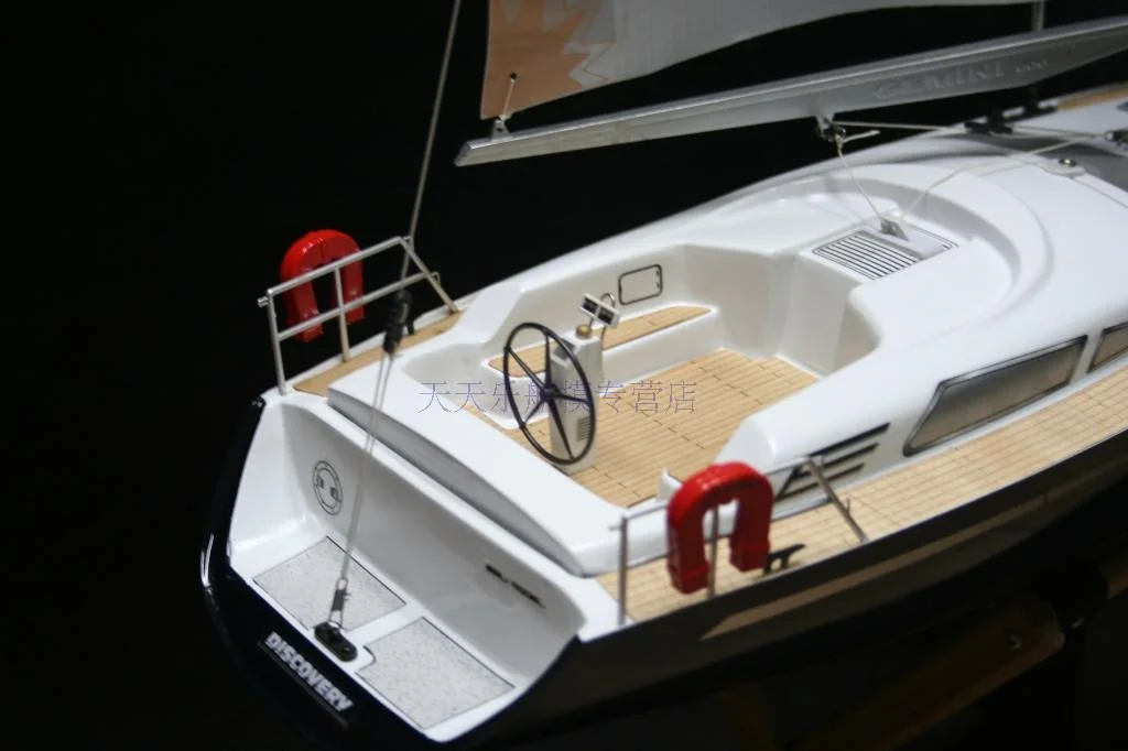 Remote-Controlled Sailboat 620ii Rc Sailboat Model Boutique Fiberglass Body Electric Rc Racing Boat Children's Outdoor Toy Gift 3