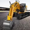 1/14 HUINA RC Remote Control Excavator Truck Car Battery Sound Light 1550 RTR 2.4GHz Outdoor RC Toys Boys Fun Gift TH18047 3