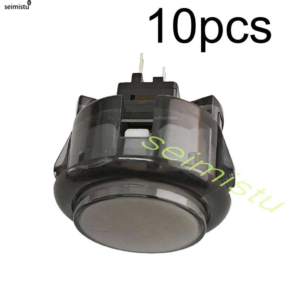 10pcs Durable Clear Push Button Set for Multicade Video Game Consoles