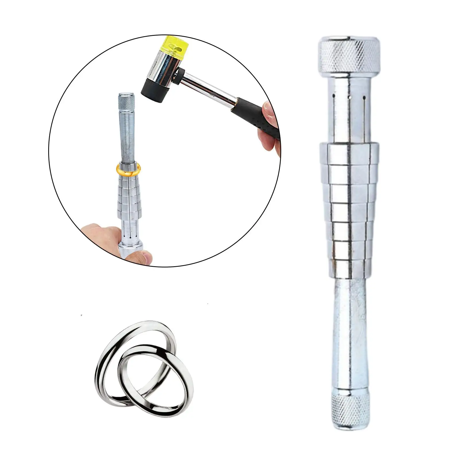 

Sizer Jewelry Tool Aluminum Alloy Stick Size Stretcher Expander