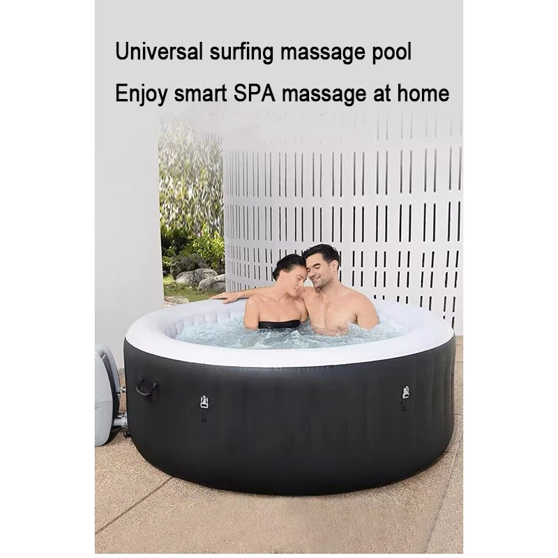

Folding Bath Hot Spring Pool Inflatable Heated Bathtub Massage Home Swimming Pool Spa Surfing Adult