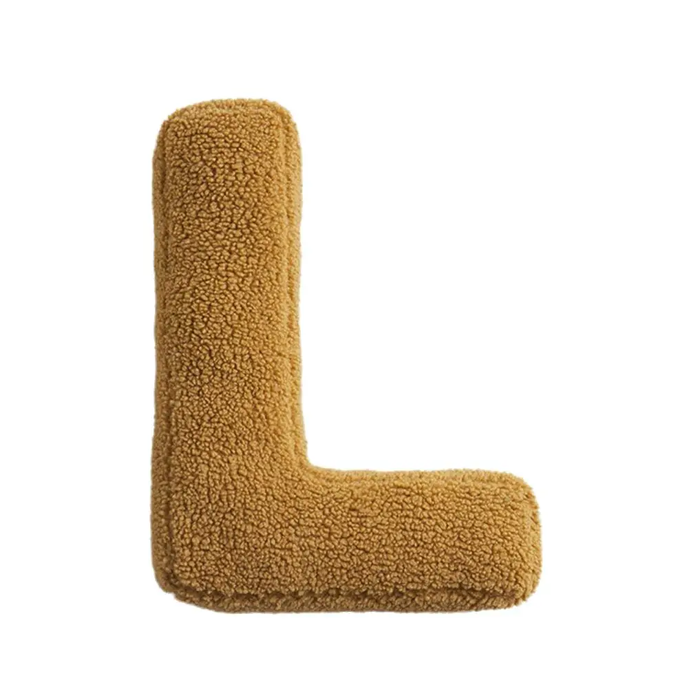 English Letter Plush Pillow Girl Birthday Gifts Bed Sofa Customized Cushion Baby Shower Toy Kid Room Decor Photo Prop 5