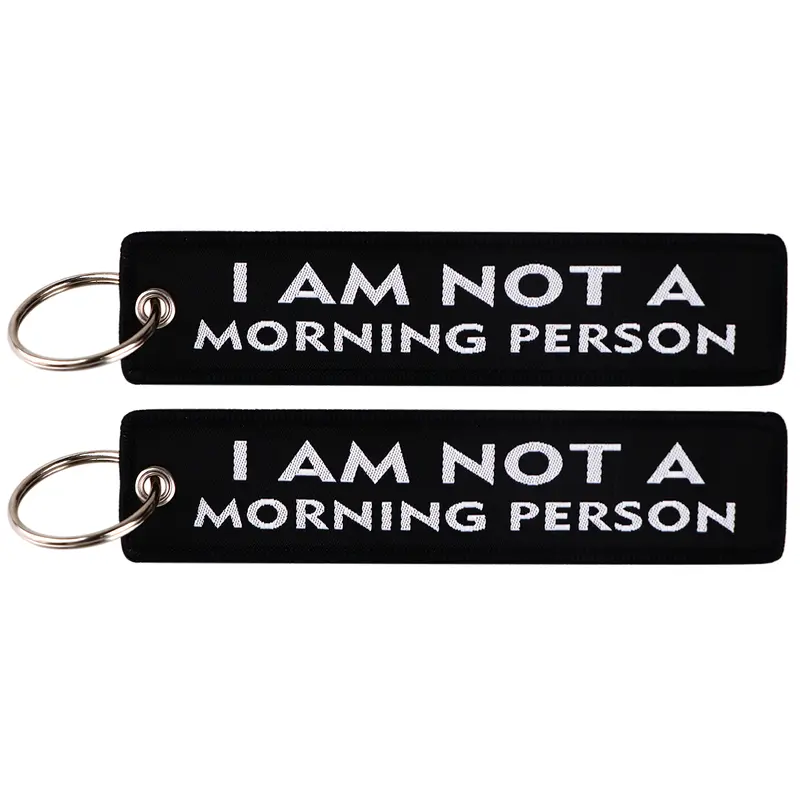 1pcs Computer Pop-up Window Quotes Embroidered Keys Tag Keychains For Motorcycles Backpack Fashion Key Ring Accessories Gifts - Image 46