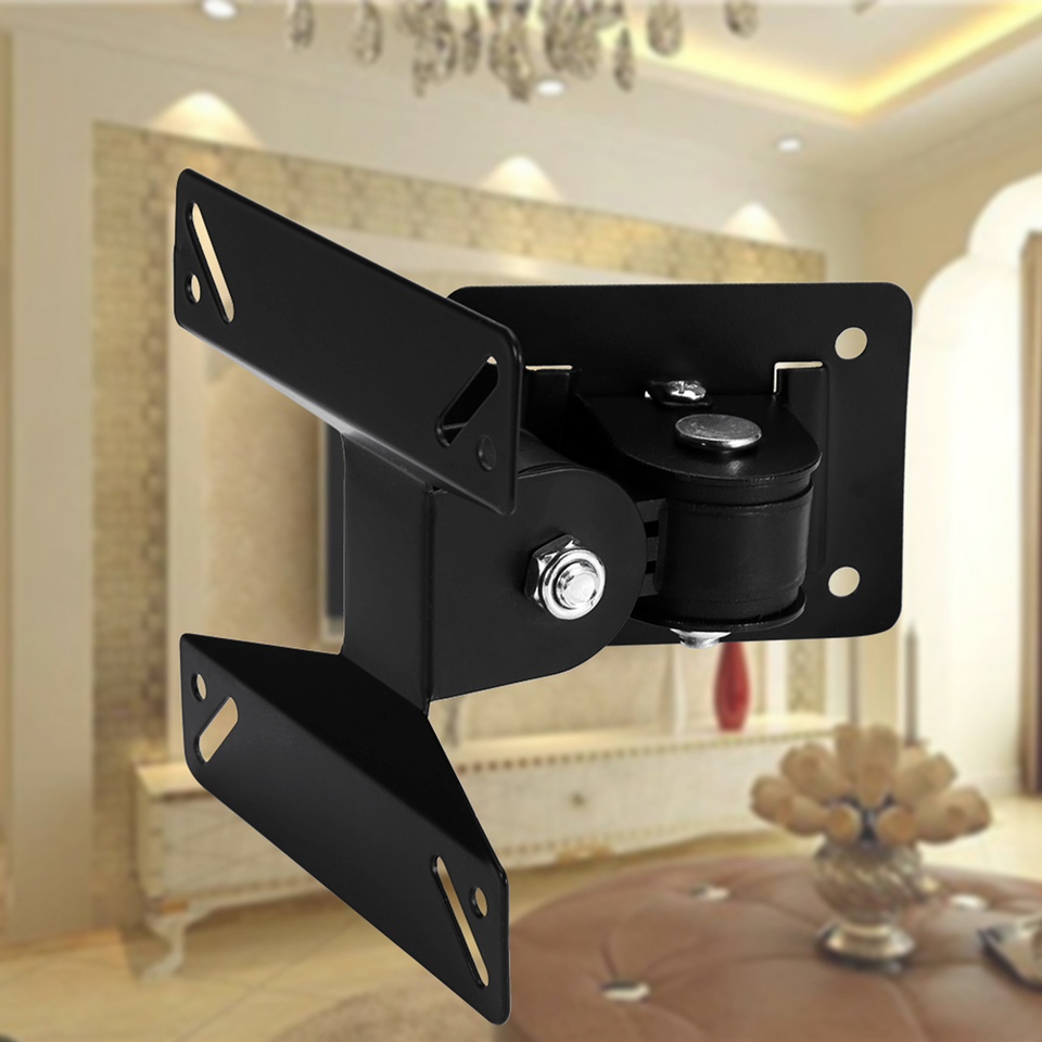 LCD Monitor Bracket TV Wall Bracket  Tilting LCD Monitor TV Mount Wall Bracket For 14 15 17 19 22 24 inch Wall Bracket