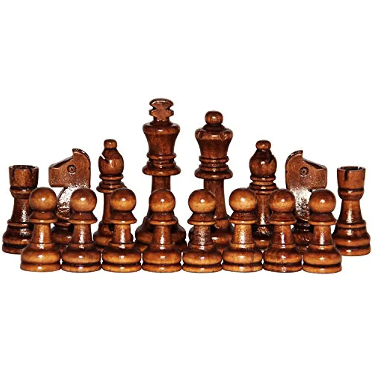 King Figures Chess Game Solid Wooden Chess Pieces 8CM/3.15in