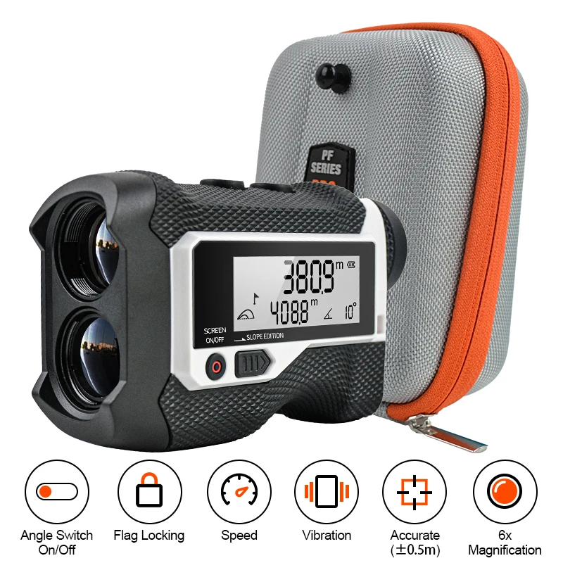 Laser Golf Rangefinder LCD Screen Unit Switch M/Yd Range Finder Vibration For Golf Hunting Sport Laser Meter Distance Meter laser rangefinder,distance meter