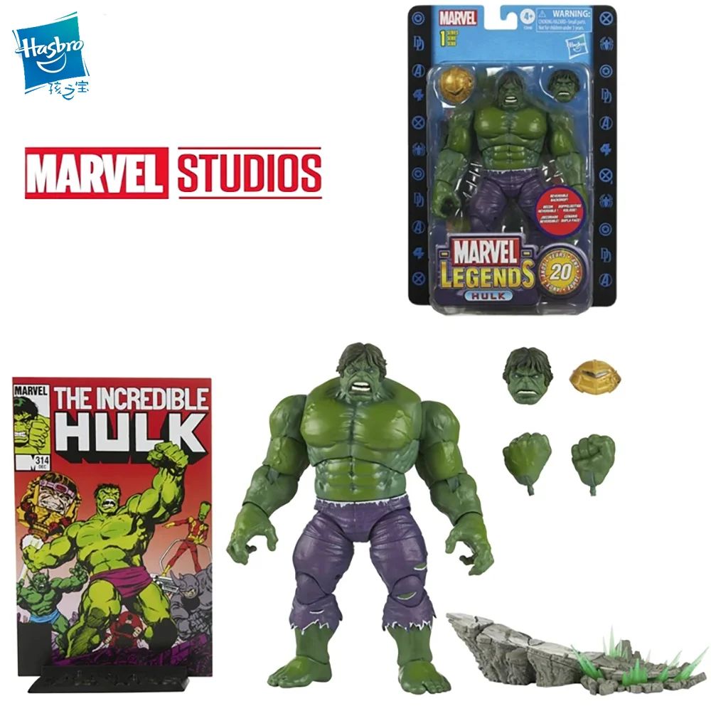 

Hasbro Marvel Legends Series 20Th Hulk 6 Inches 16Cm Original Action Figure Children's Toy Gifts Collect Toys