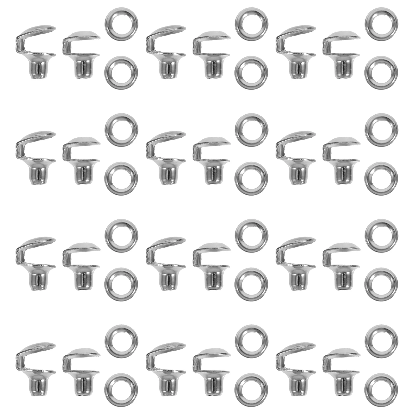 

Boot Hooks Lace Buckles Shoelace Hook Boots Eyelet Shoe Eyelets Hiking Diy Kit Metal Buckle Accessories Repair Replacement