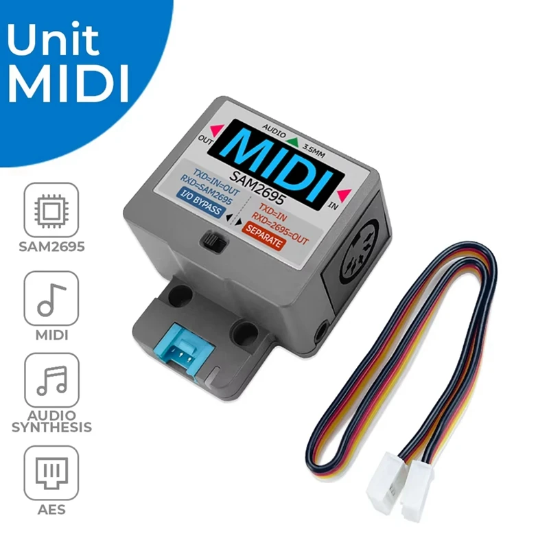 MIDI 장치 직렬 포트에서 MIDI 장치 SAM2695 오디오 처리 3.5 인터페이스-A09I용