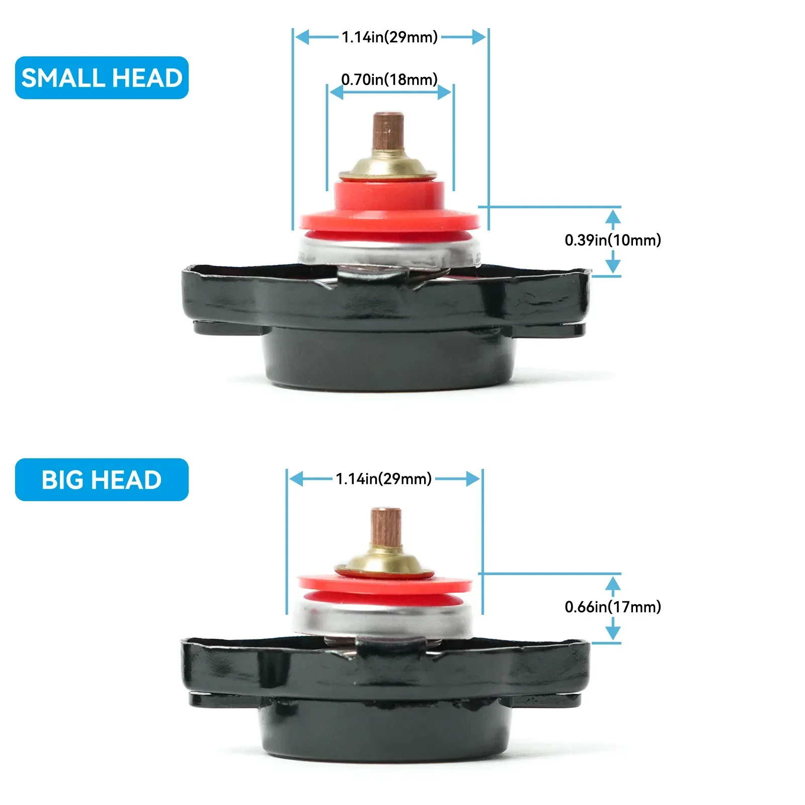 Thermo Radiator Cap Tank Cover Water Temperature Gauge 0.9 Bar/ 1.1 Bar/1.3 Bar Car Motorcycle Styling radiator cap