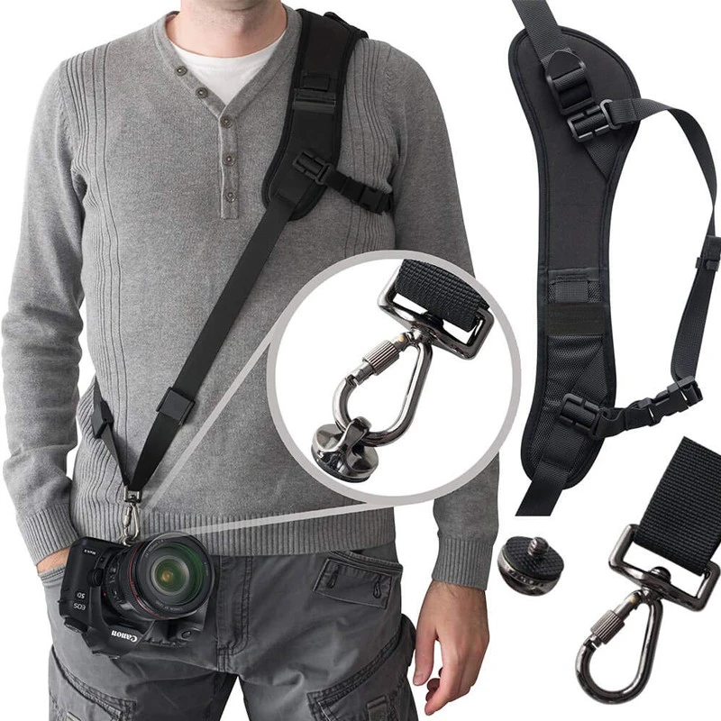 Camera Shoulder Strap Focus F-1 Quick Carry Speed Sling Soft Shoulder Sling Belt Neck Strap For Camera DSLR